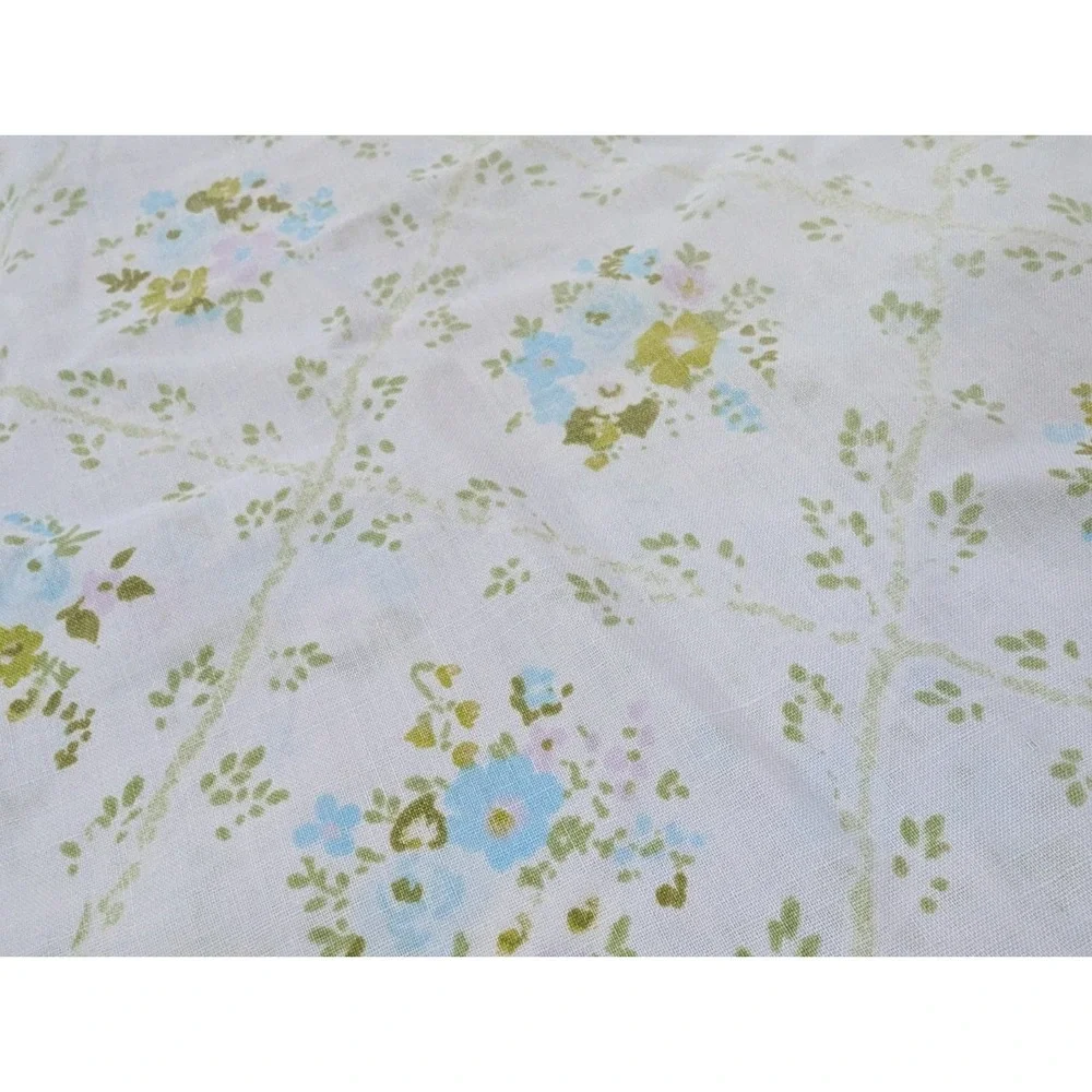 Vtg‎ Cannon Monticello Standard Pillowcase No-Iron Muslin Plantation Bouquet